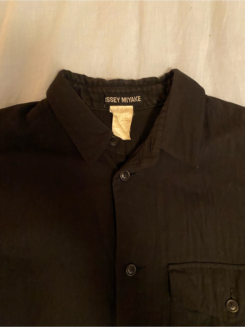 Issey Miyake Soft Cotton Wrinkled Shirt